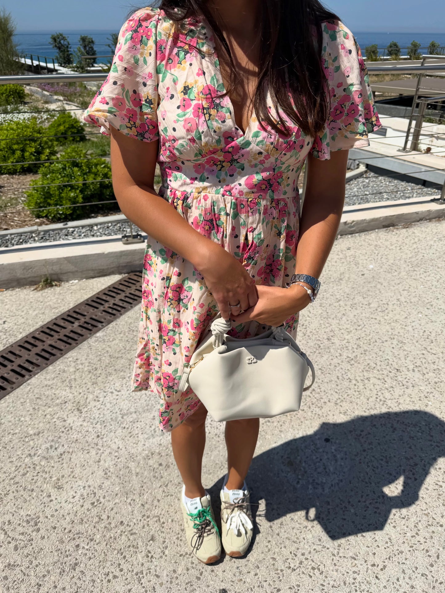 Robe à motif fleuri - LUDIVINE
