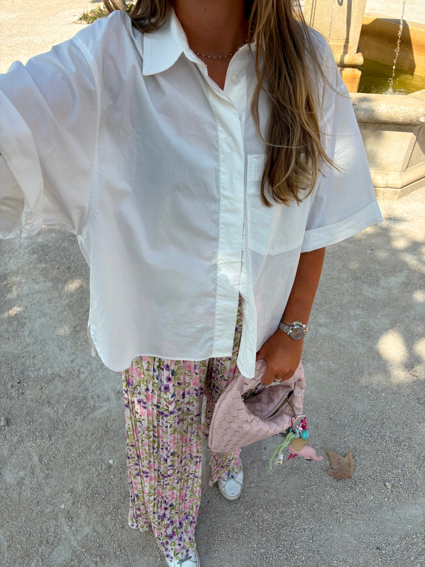 Pantalon fleuri - MAYA rose
