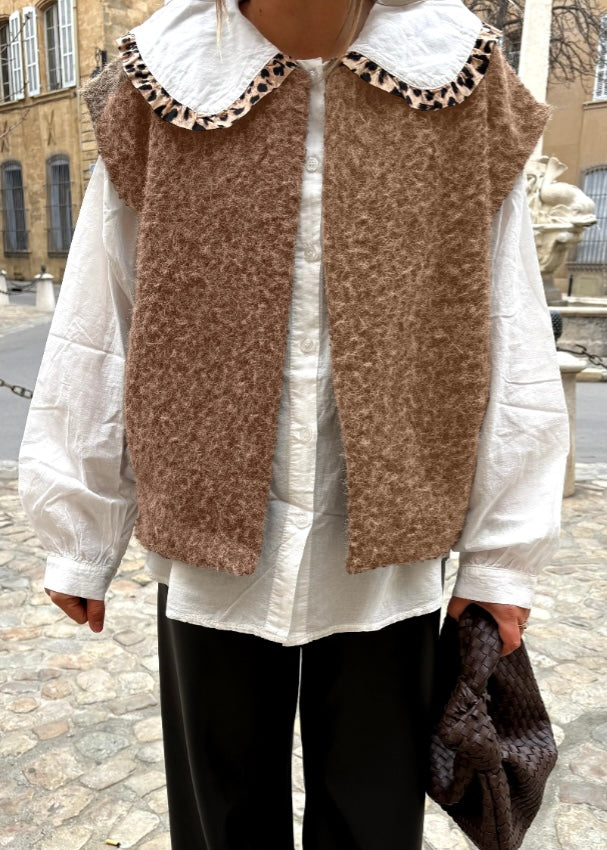 Veste LOUISA beige tan