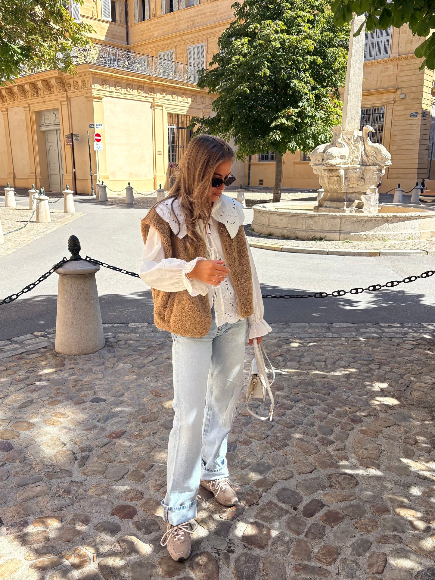 Veste sans manches Elya - camel