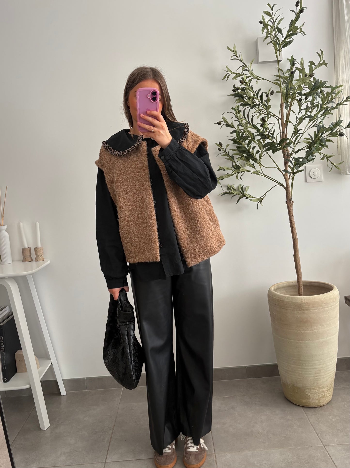 Veste LOUISA beige tan