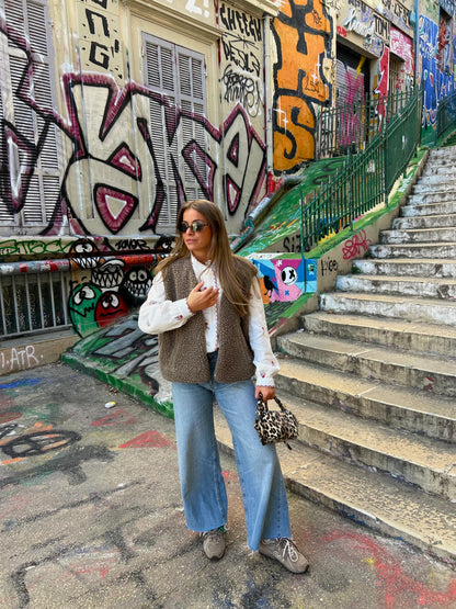 Blouse à motif fleuri - ILANA