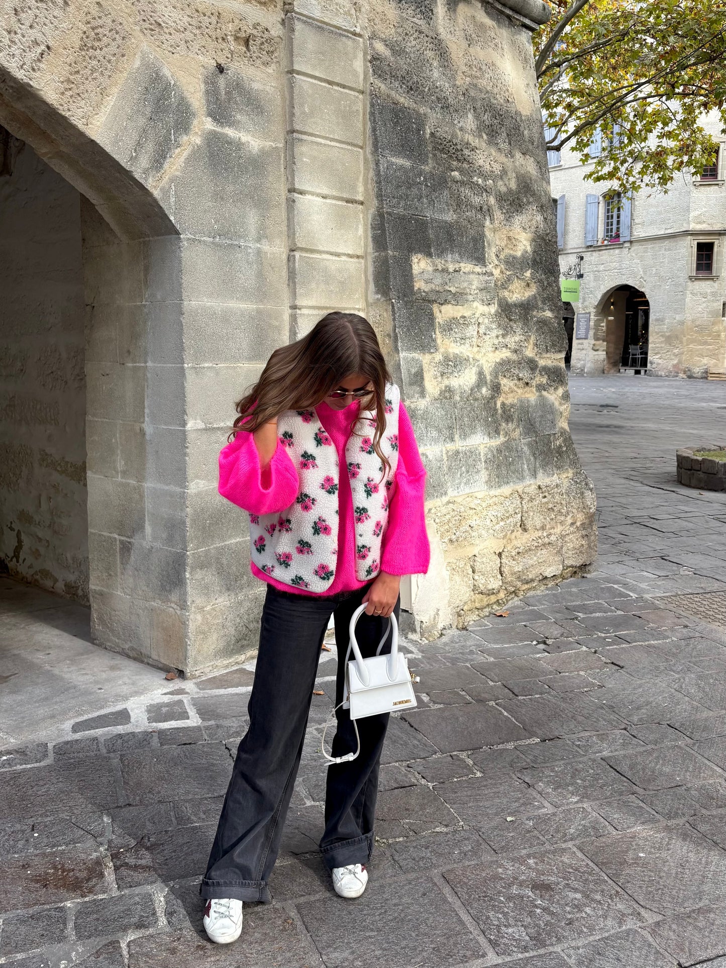 Pull mohair - fushia