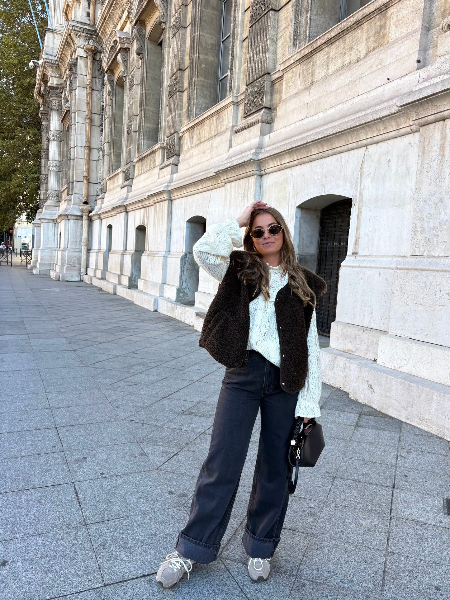 Blouse à volant - AMANDINE