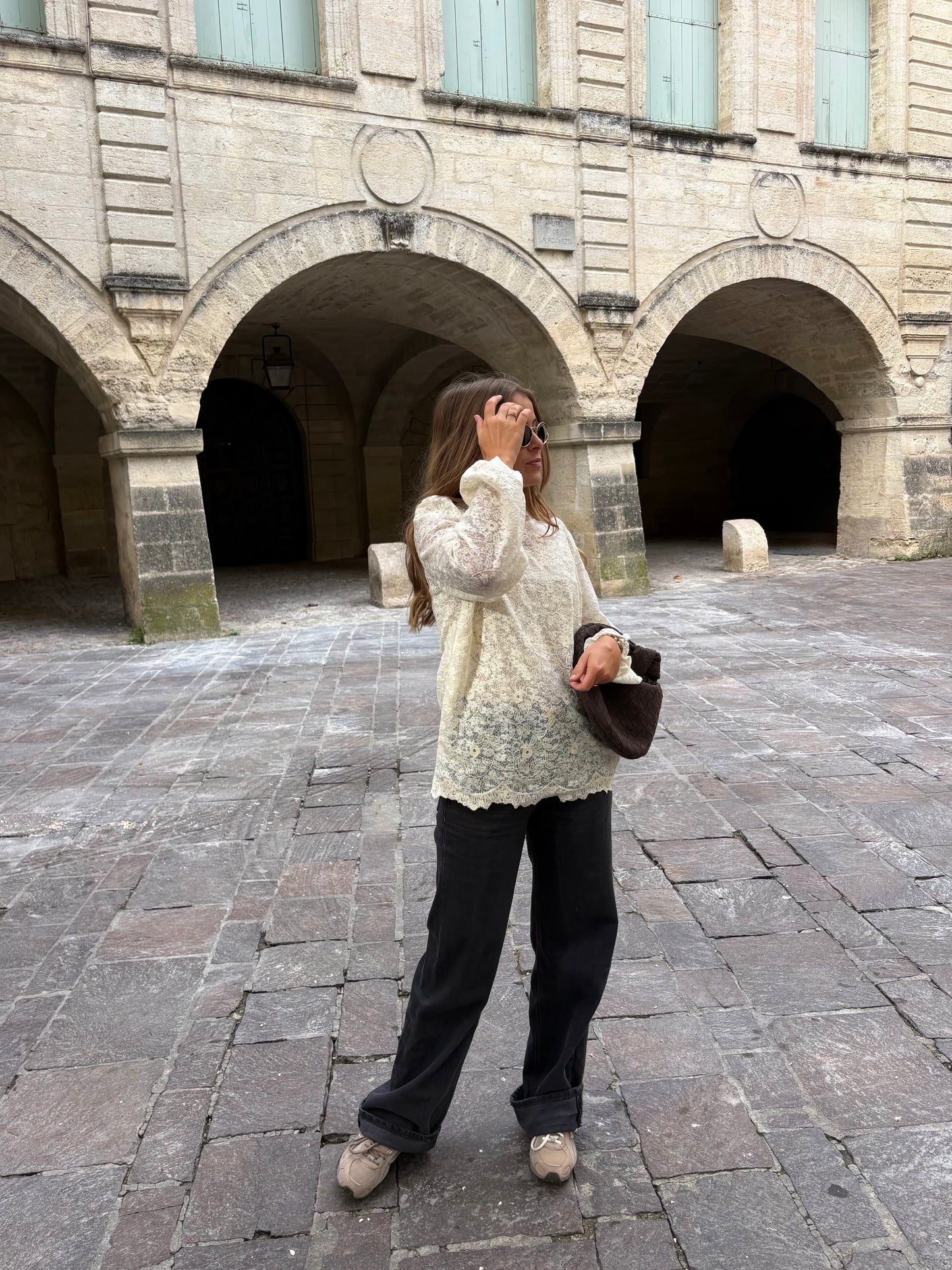 Blouse en broderie - CLÉMENCE