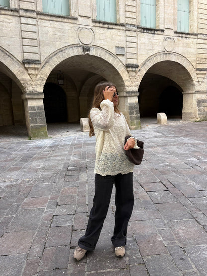 Blouse en broderie - CLÉMENCE