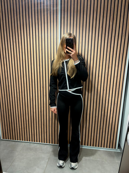 Ensemble de sport 3 pièces - noir