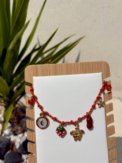 Collier rouge