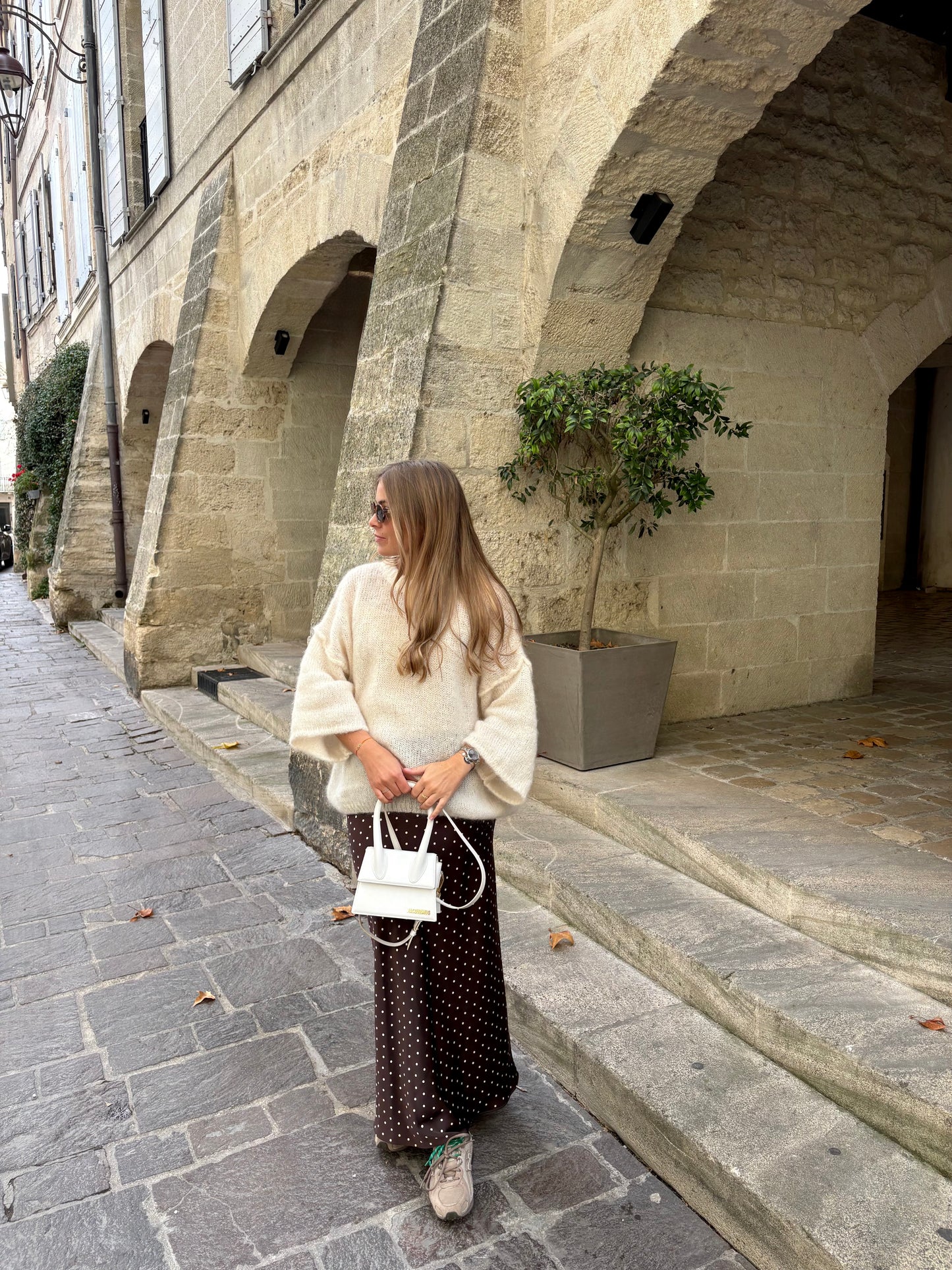 Pull mohair - crème