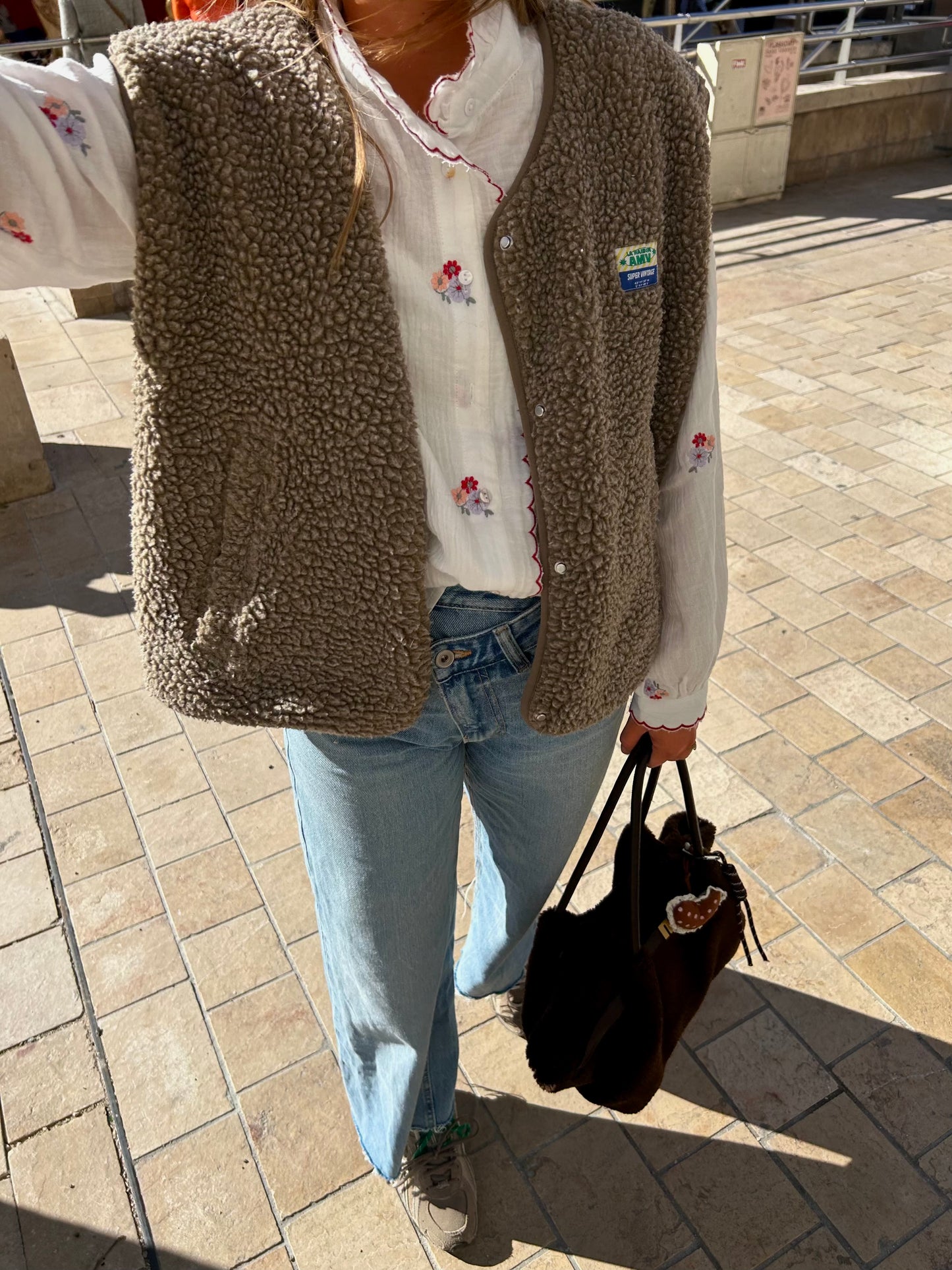 Blouse à motif fleuri - ILANA