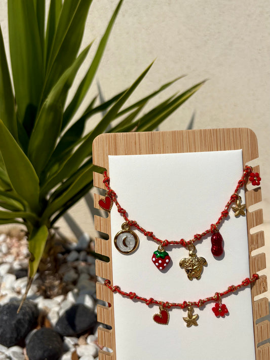Collier rouge